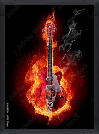 Foto Fire guitar