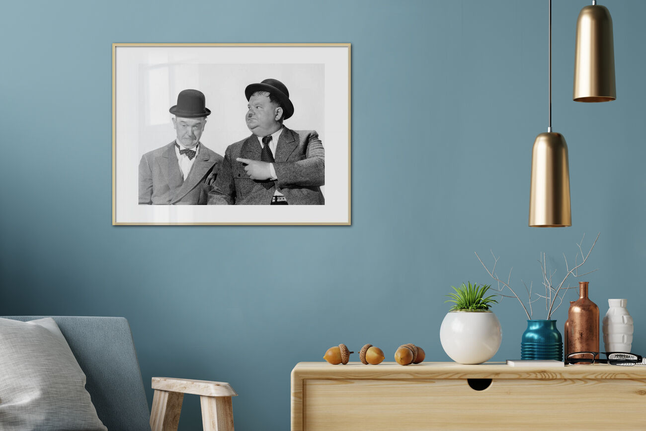 Poster, Affiche Stan Laurel &nd Oliver Hardy The Big Noise en