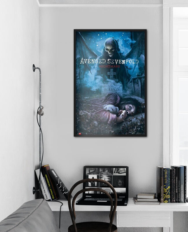 MFDDS Lot 8 Affiches Toile Avenged Sevenfold - Décoration Chambre Album Cover 20x30 Cm Sans Cadre