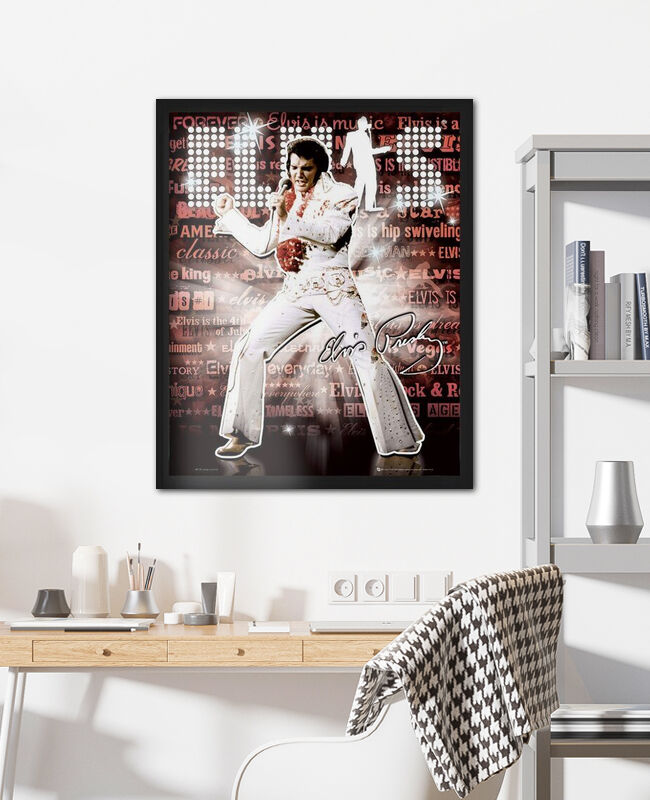 Poster, Affiche Elvis Presley - vegas en ligne | 3+1 GRATUIT