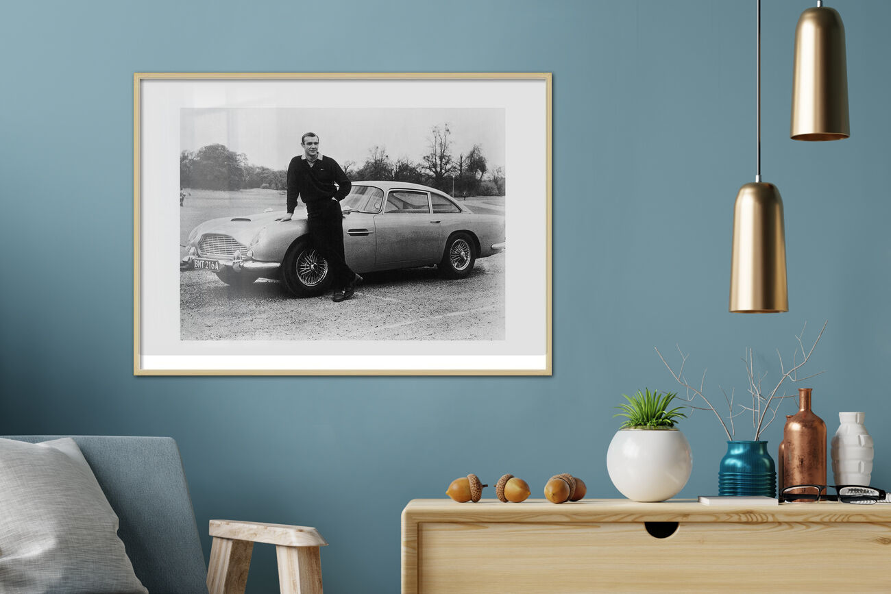 Poster Close Up Bond | Sean Connery E Aston Martin | 91,5 X 61 Cm | Multicolore | James Bond - 3