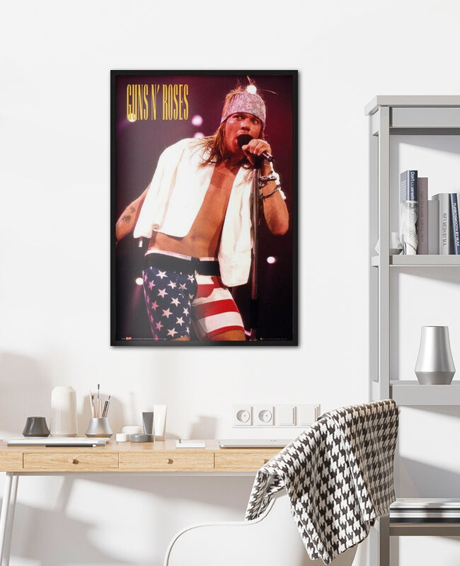 Poster, Affiche Guns n Roses - axl en ligne | 3+1 GRATUIT