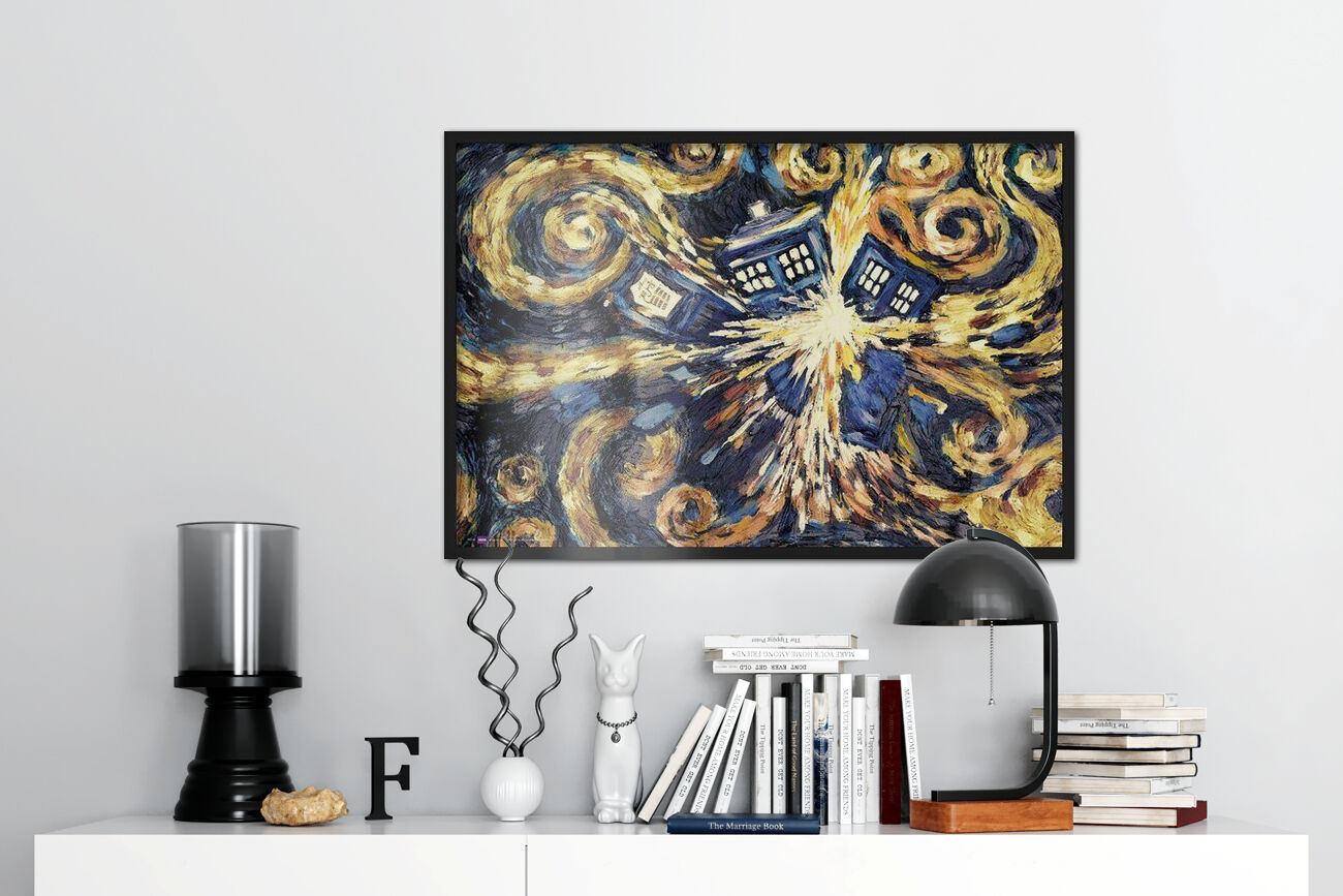Poster Doctor Who Exploding Tardis – 61 X 91,5 Cm – Papier 125 Gsm – Licence Officielle – Décoration Geek, Fan