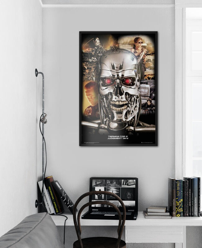 Poster The Terminator - Affiche Déco Vintage 50x75 Cm - Décoration Murale Chambre, Bureau - Sans Cadre - 5