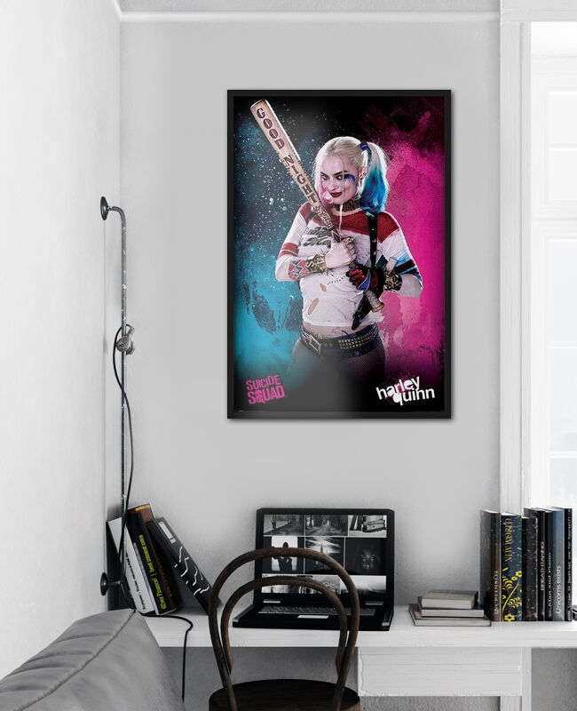Tableau Harley Quinn, affiche film Suicide Squad