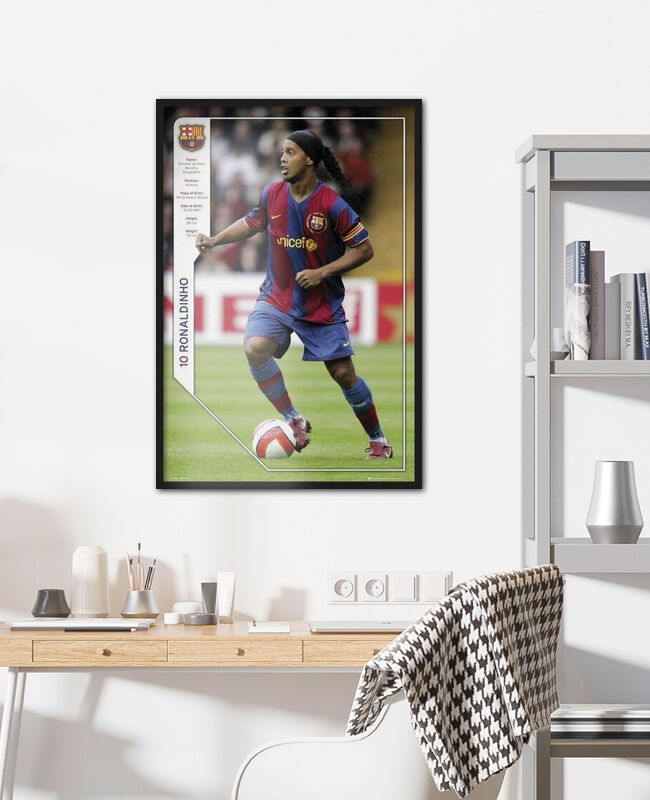 Poster, affiche Ronaldinho | Cadeaux et merch