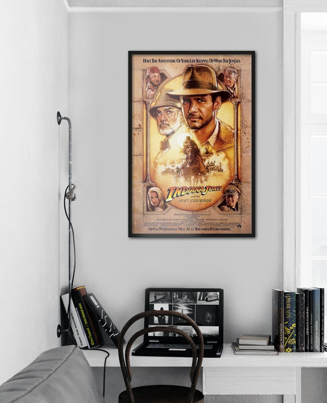 Tableau Toile Indiana Jones 30x45 Cm – Décor Géek Et Aventure