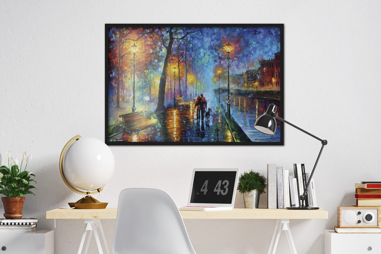 East Urban Home «Lilac Fog» par Leonid Afremov - impression d'art textuel - Canada