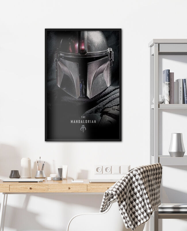 Custodia Per IPhone 7 Plus / 8 Plus Con Design Star Wars: The Mandalorian Dark Portrait, Cover Rigida Protettiva