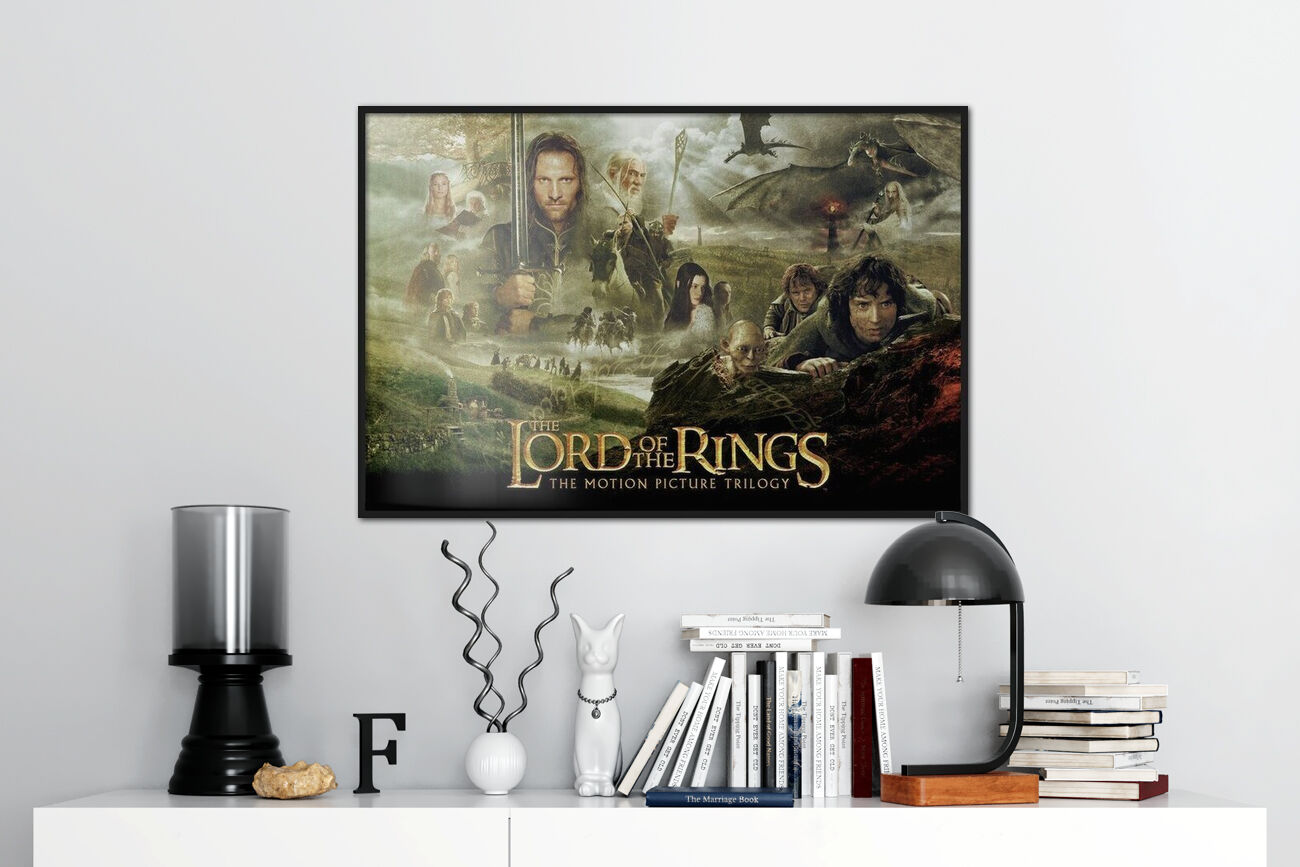 Affiche Jeu Vidéo Le Seigneur Des Anneaux : Le Tiers Âge – 60 X 80 Cm, Occasion