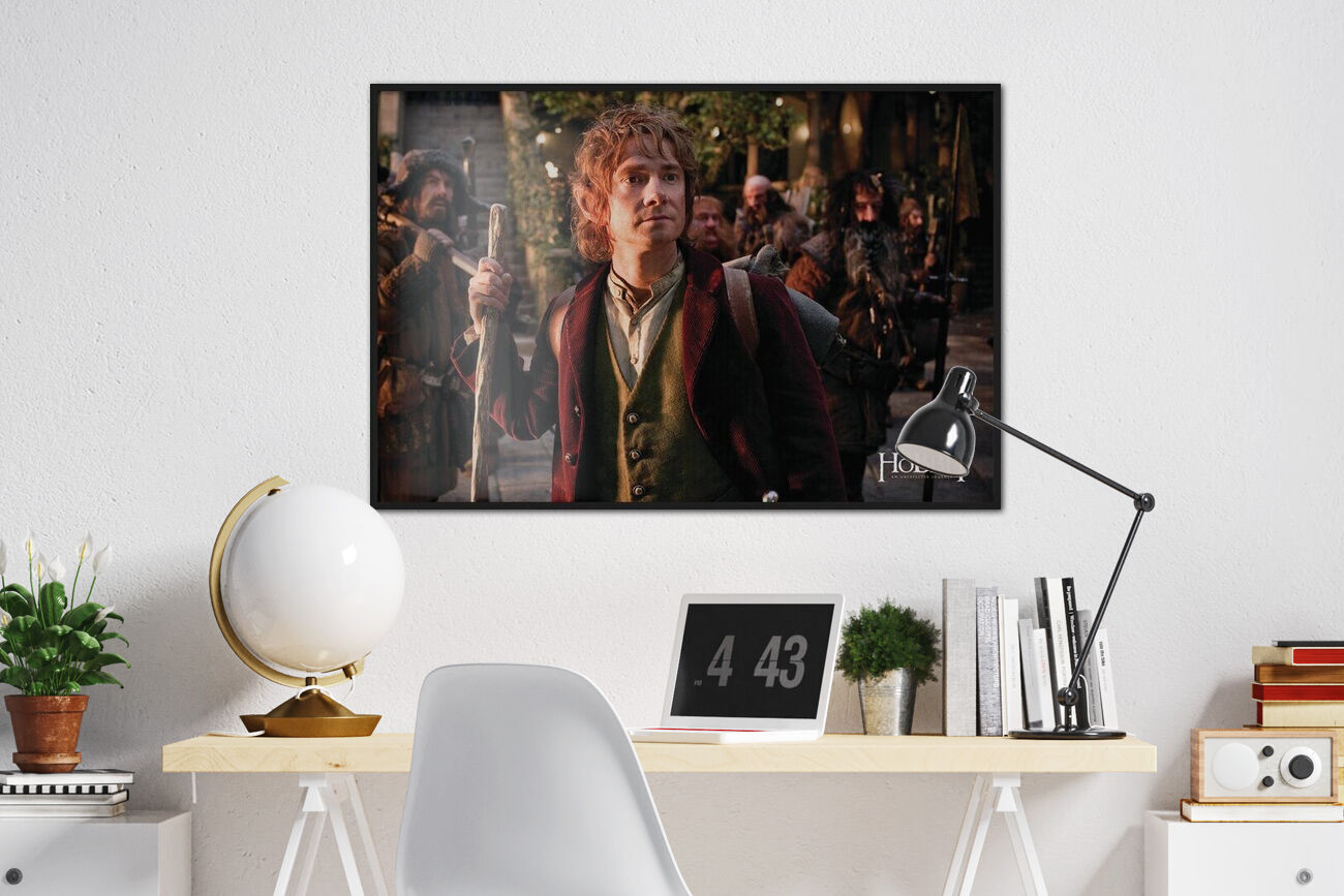 Sweat Hobbit Bilbo à Genoux The Hobbit Bilbo Shire Poster Sweat à Capuche Pull Bilbo Baggins