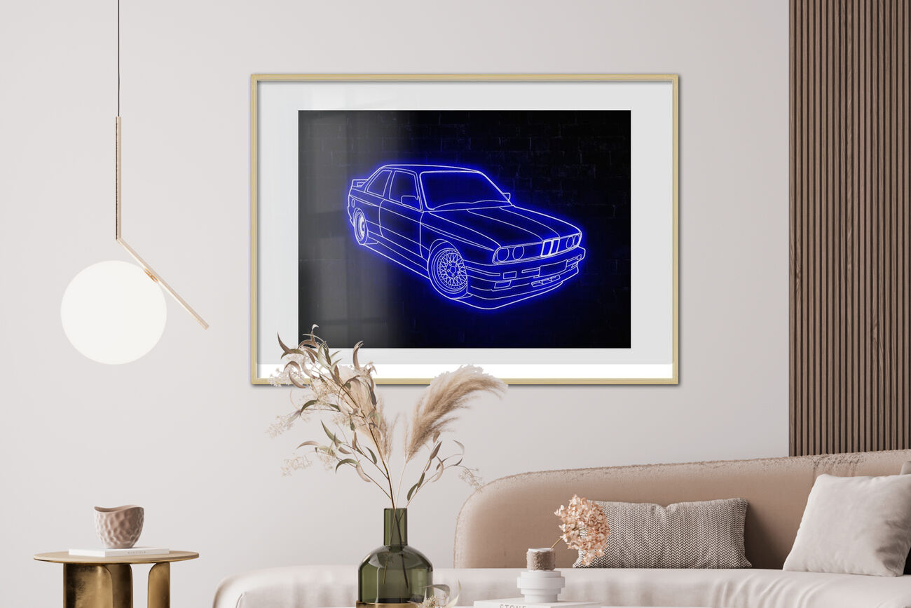BMW - Décor Mural en Aluminium Haut de Gamme - Fabrication Française