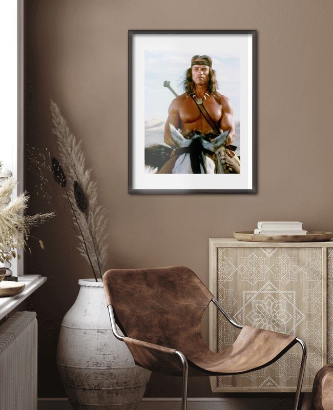Zuhhgii Plaque rétro en métal avec citation du film Conan le