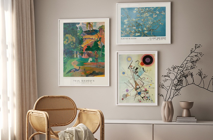 Fine Art Print Landscape with Peacocks (Special Edition) - Paul Gauguin