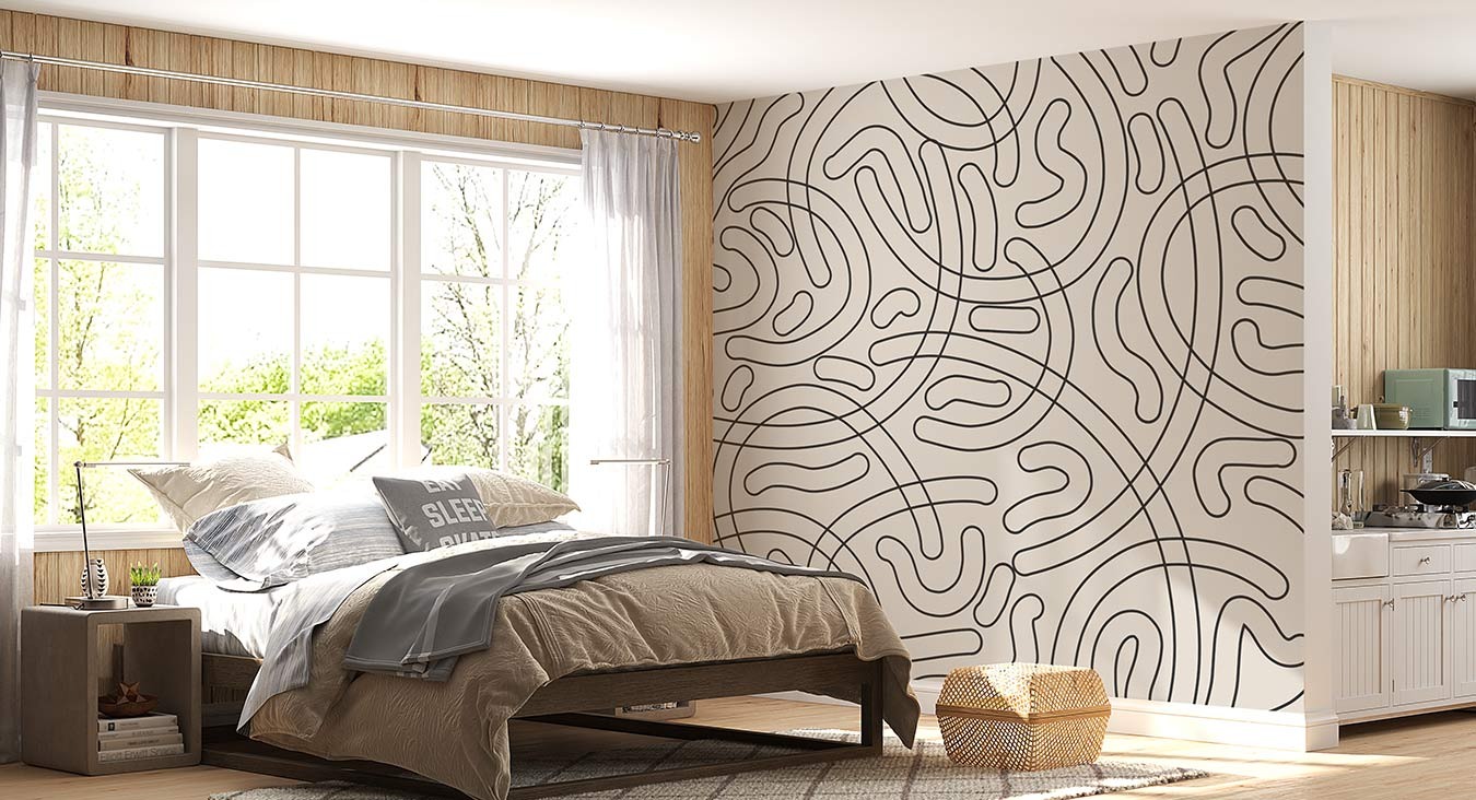 Poster mural XXL Foret dans l'eau  Wallpaper walls bedroom, Wallpaper  bedroom, 3d wallpaper design for bedroom