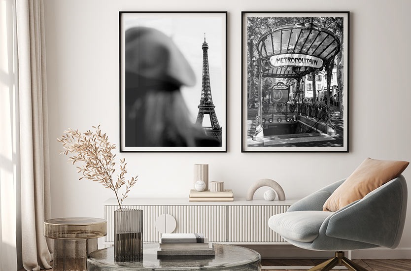 Umělecká fotografie Black Montmartre - Paris Step by Step