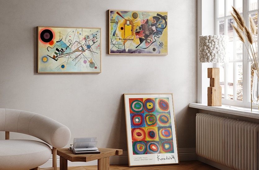 Kunstdruk Concentric Rings - Wassily Kandinsky