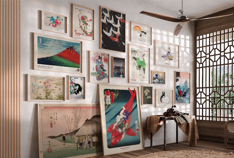 Japanische Kunst Ukiyo