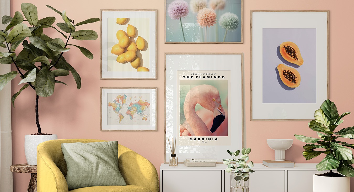 Pastelfarver Plakater & - Billige plakater køb online | Europosters.dk